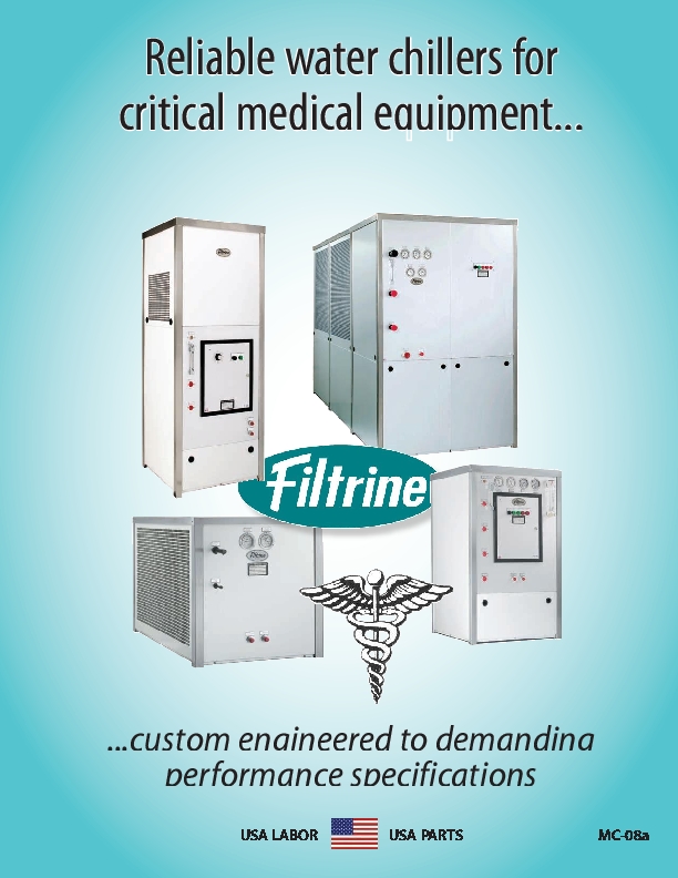 Filtrine Mfg. Company Medical and Process Liquid Chillers, Drinking